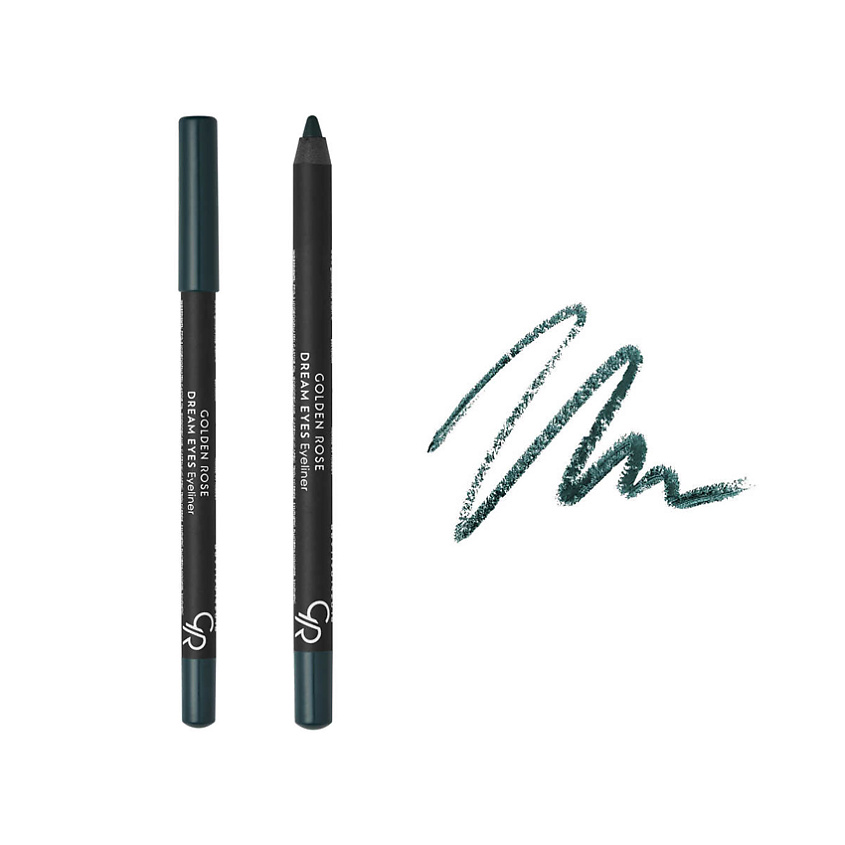 Изображение товара Голдэн Роуз Карандаш для глаз DREAM EYES №413 шелковистая текстура стойкий дополнение макияжа