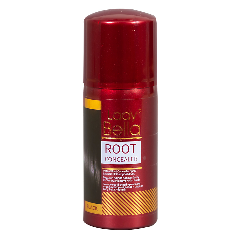 Изображение товара LADY BELLA Тонирующий спрей для корней, Black