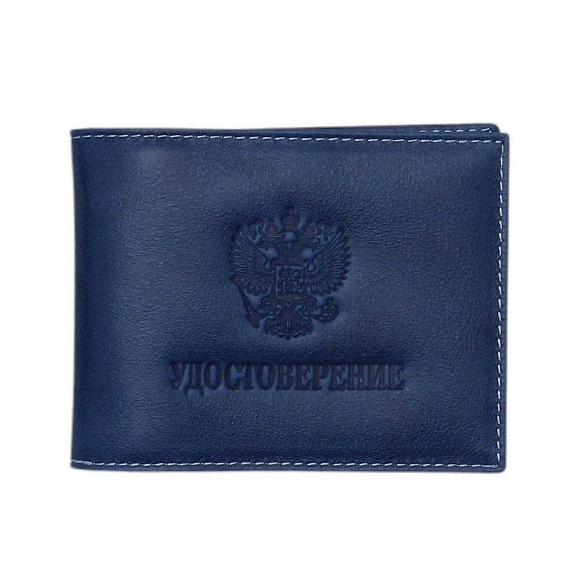 Изображение товара Обложка для удостоверения RELS Universal ID Card из натуральной кожи, с гербом РФ и карманом для ка