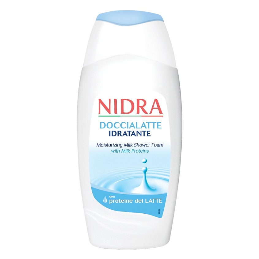 Изображение товара NIDRA Пена-молочко для душа с молочными протеинами увлажняющая, 250 мл