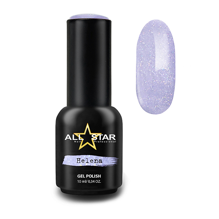 Изображение товара ALL STAR PROFESSIONAL Гель-лак Shine сиреневый с шиммером 370 руб