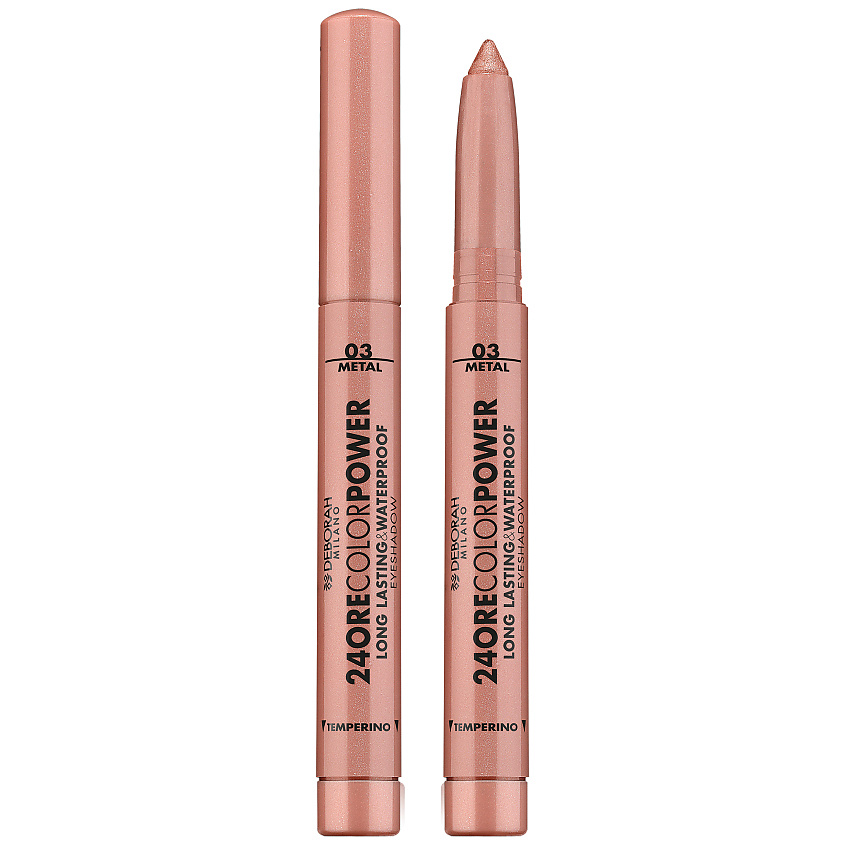 Изображение товара Стойкие тени-карандаш DEBORAH MILANO 24ORE COLOR POWER № 03 розово-бронзовый 1,4 г