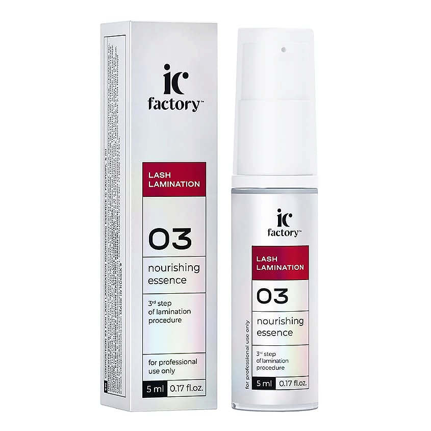 Изображение товара IC FACTORY Состав #3 для ламинирования ресниц Nourishing Essence 5 мл