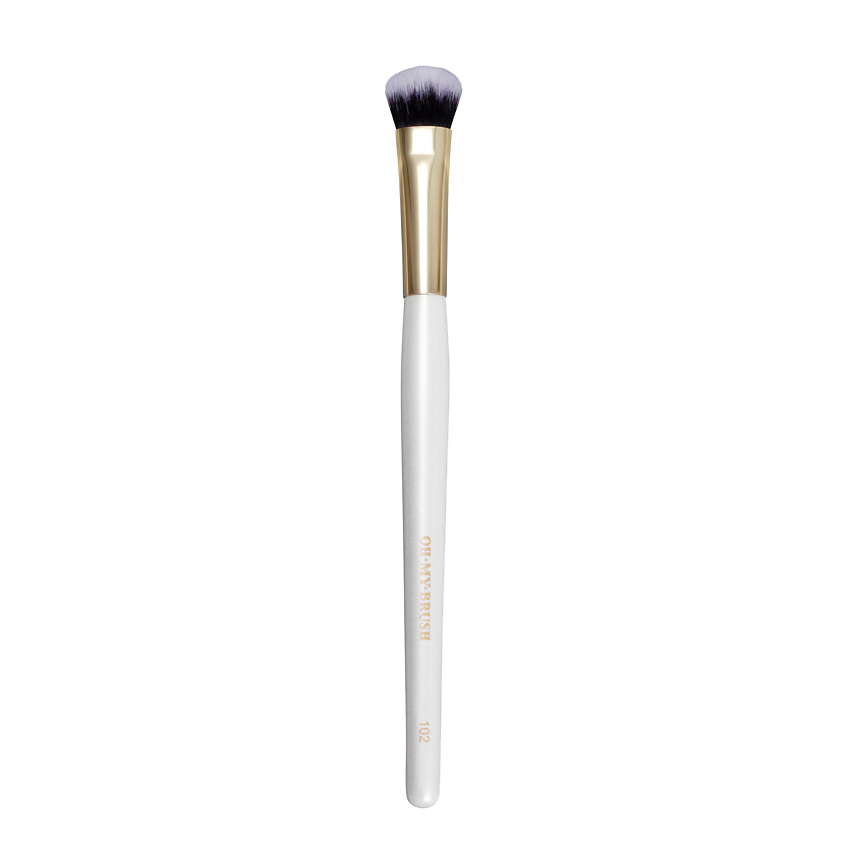 Изображение товара OH MY BRUSH Кисти для консилера Flat Concealer Brush 102, цвет: Белый