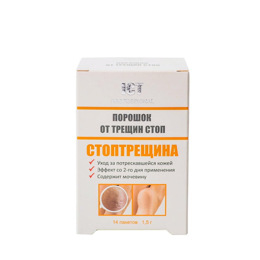 Изображение товара ICT PROFESSIONAL Порошок от трещин стоп СТОПТРЕЩИНА, 21 г