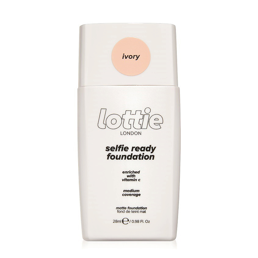 Изображение товара LOTTIE LONDON Матирующее тональное средство Selfie Ready, IVORY, 28 мл