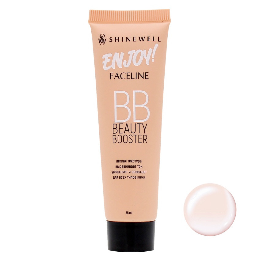 Изображение товара SHINEWELL Увлажняющий тональный крем BB для лица, 01 фарфоровый
