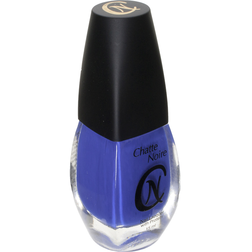 Изображение товара CHATTE NOIRE Лак для ногтей Эмаль Green 081 синий быстрых сох