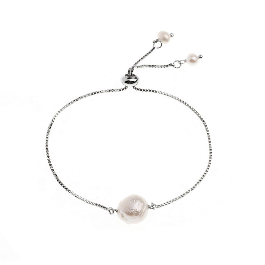 Изображение товара MORZA Браслет натуральный жемчуг Касуми, цвет: Серебряный, размер: 15