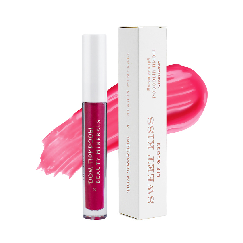 Изображение товара ДОМ ПРИРОДЫ КРЫМСКАЯ МАНУФАКТУРА Бальзам для губ Розовый пион с ментолом, Розовый пион 06