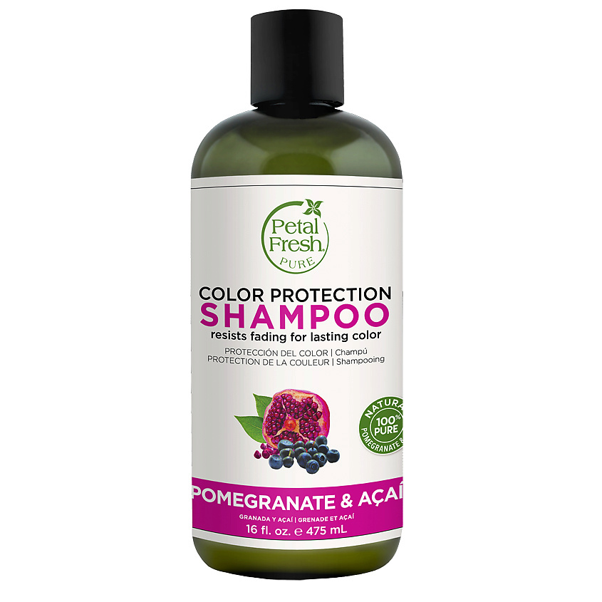 Изображение товара PETAL FRESH Шампунь для волос с экстрактами граната и ягод асаи, 475 мл