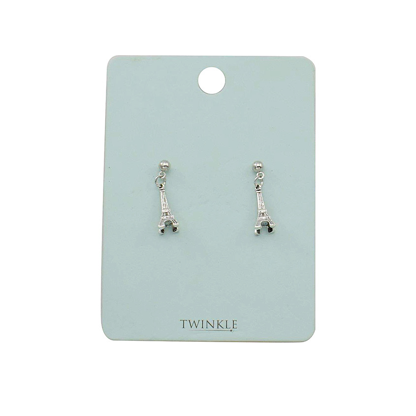 Изображение товара TWINKLE серьги Eiffel Tower коллекционные женские недорого стильные