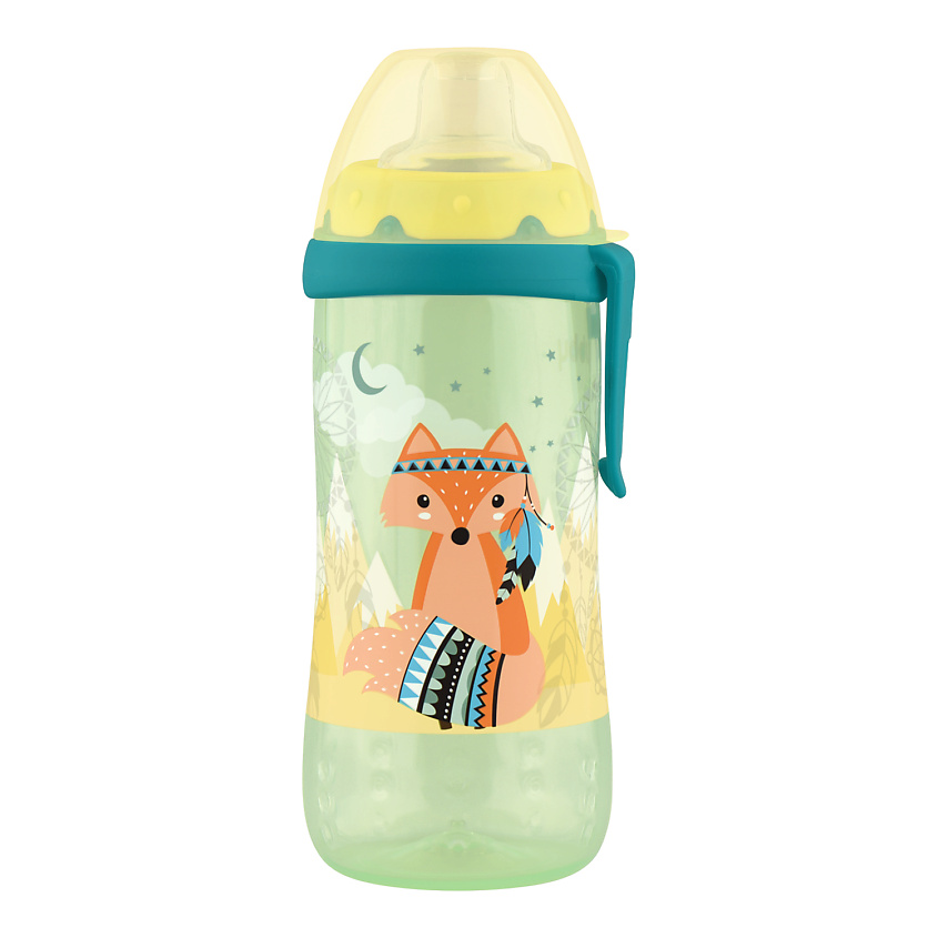 Изображение товара LUBBY Поильник-непроливайка с мягким носиком, с клипсой, с 6 месяцев, 1 шт., 300 мл.