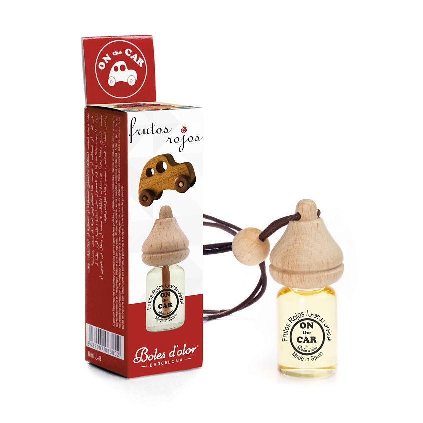 Изображение товара Автомобильный ароматизатор BOLES D'OLOR Красные фрукты 8 мл