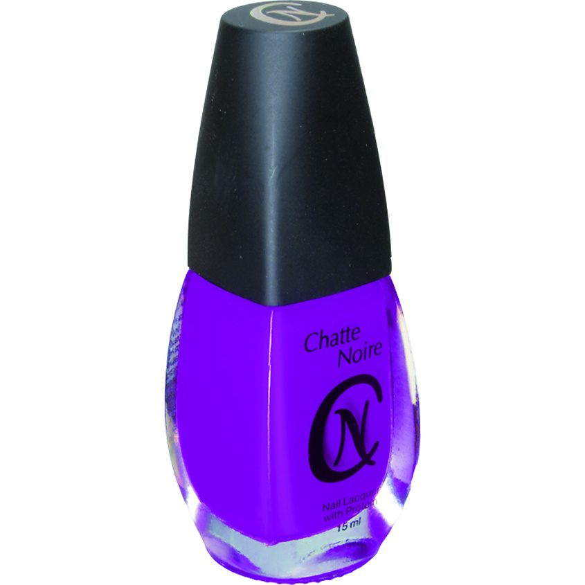 Изображение товара Лак для ногтей CHATTE NOIRE Эмаль Полутон Lilac 2025 15 цветов яркий темно-фиолетово-сиреневый