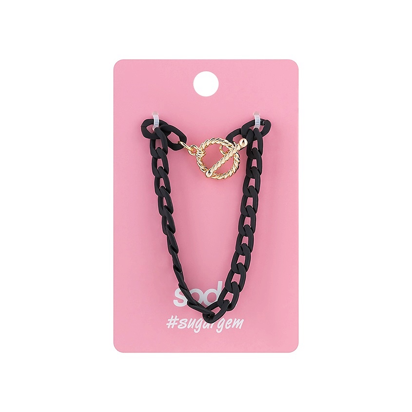 Изображение товара SODA Браслет BLACK CHAIN #sugargem, 1 шт.