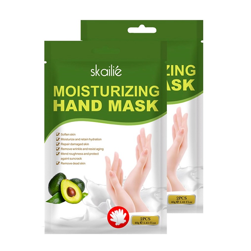 Изображение товара SKAILIE Ультра увлажняющая маска-перчатки для рук, 40гр x 2 шт.