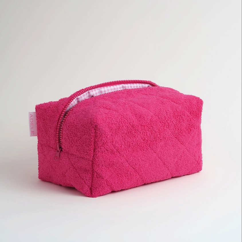 Изображение товара ADELE FOR YOU Косметичка махровая, Ягодный