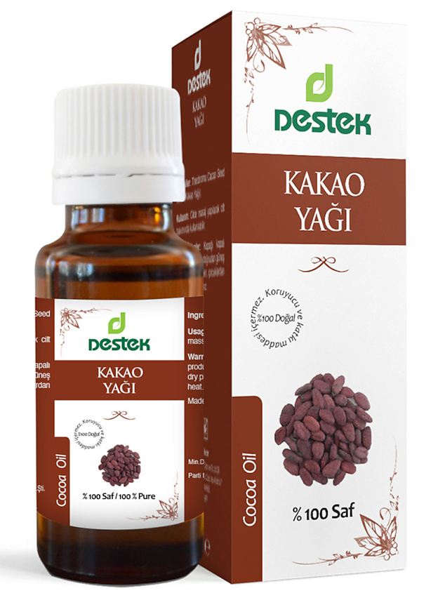 Изображение товара DESTEK Косметическое масло какао для лица, тела, увлажнение, питание, лифтинг, 50 мл