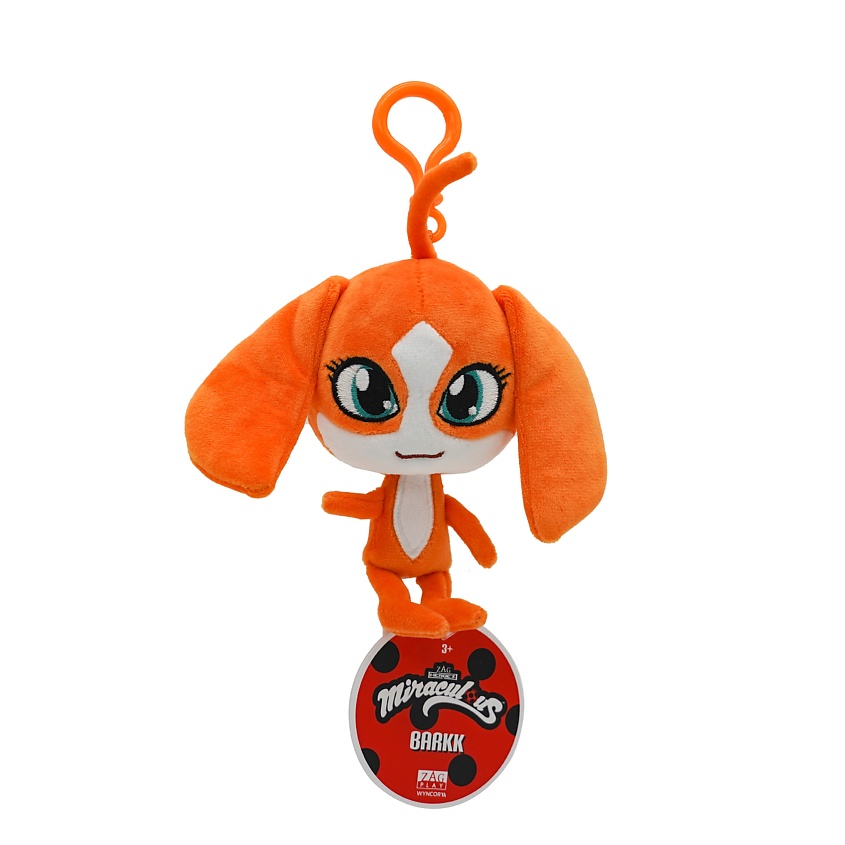 Изображение товара MIRACULOUS Мягкая игрушка плюшевый Квами Баркк 12 см, Оранжевый