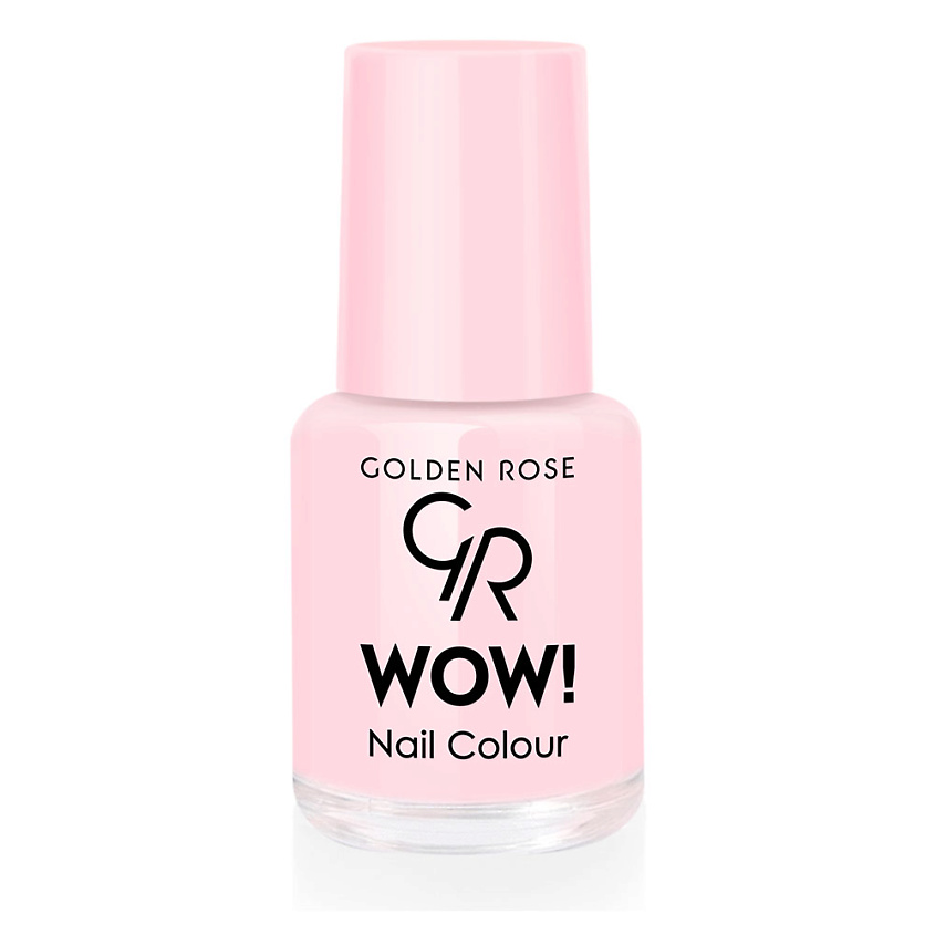 Изображение товара Golden Rose WOW! Nail Color Clear No127 - яркий лак для ногтей с глянцевым эффектом