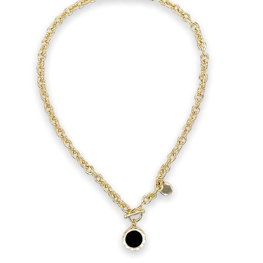 Изображение товара FOROSTINA.K Колье Time White, цвет: золотой