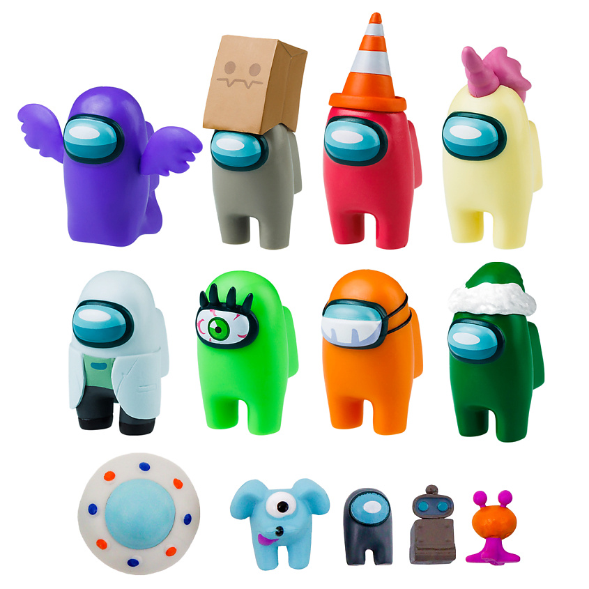 Изображение товара Набор фигурок Among Us серия 3 с аксессуарами коллекционный подарок