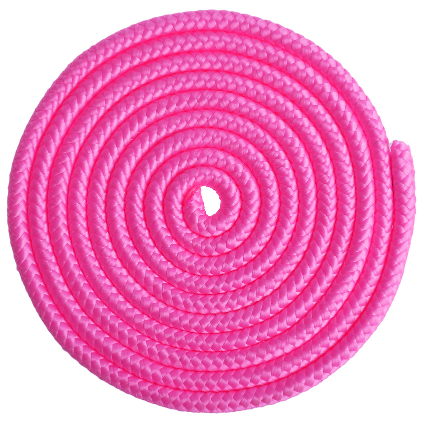 Изображение товара Гимнастическая скакалка GRACE DANCE нейлон для фитнеса и гимнастики Розовая
