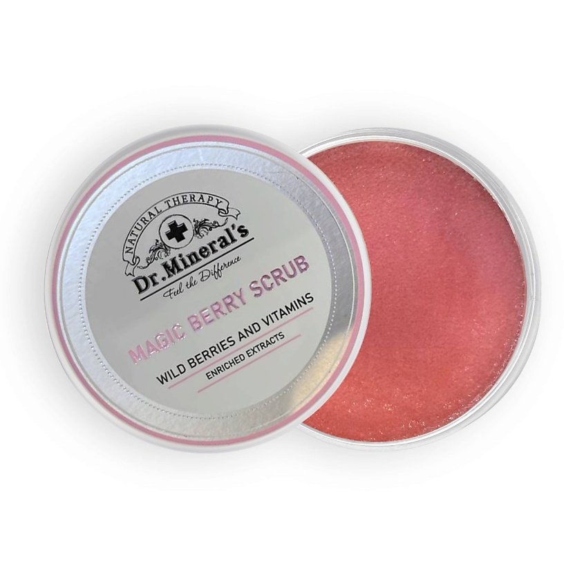 Изображение товара DR.MINERAL’S Ягодный сахарный скраб для тела MAGIC BERRY, 250 г