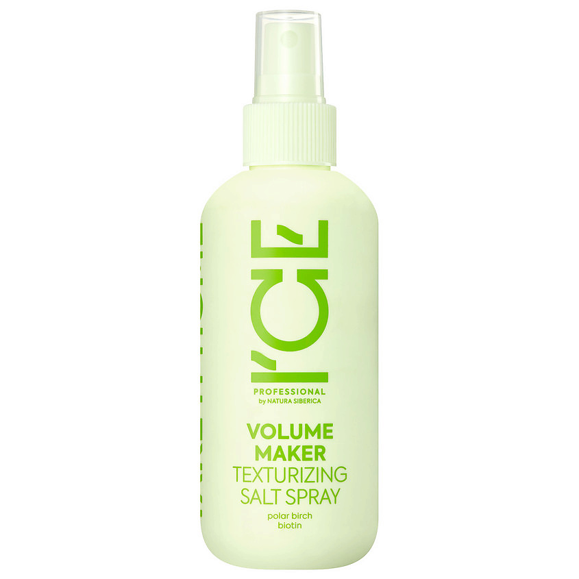 Изображение товара ICE BY NATURA SIBERICA Текстурирующий солевой лосьон - спрей для волос Volume Maker Texturizing Salt Spray, 200 мл