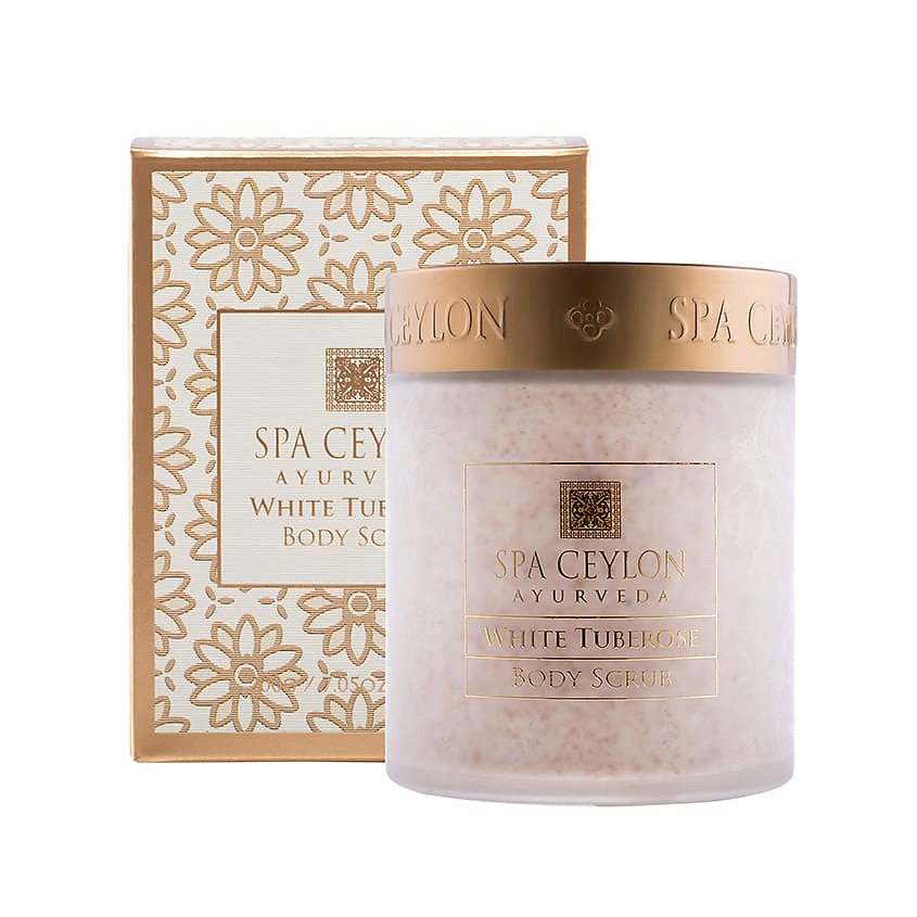 Изображение товара SPA CEYLON Скраб для тела "БЕЛАЯ ТУБЕРОЗА", 200 гр