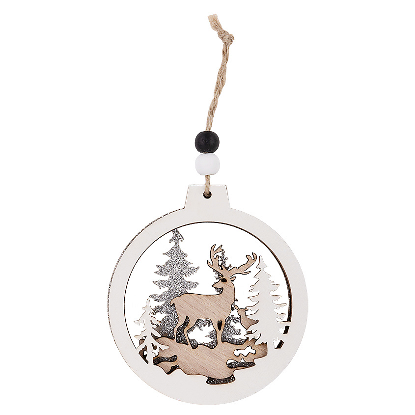 Изображение товара Декоративная елочная игрушка TWINKLE Forest Deer 1 шт праздничное украшение