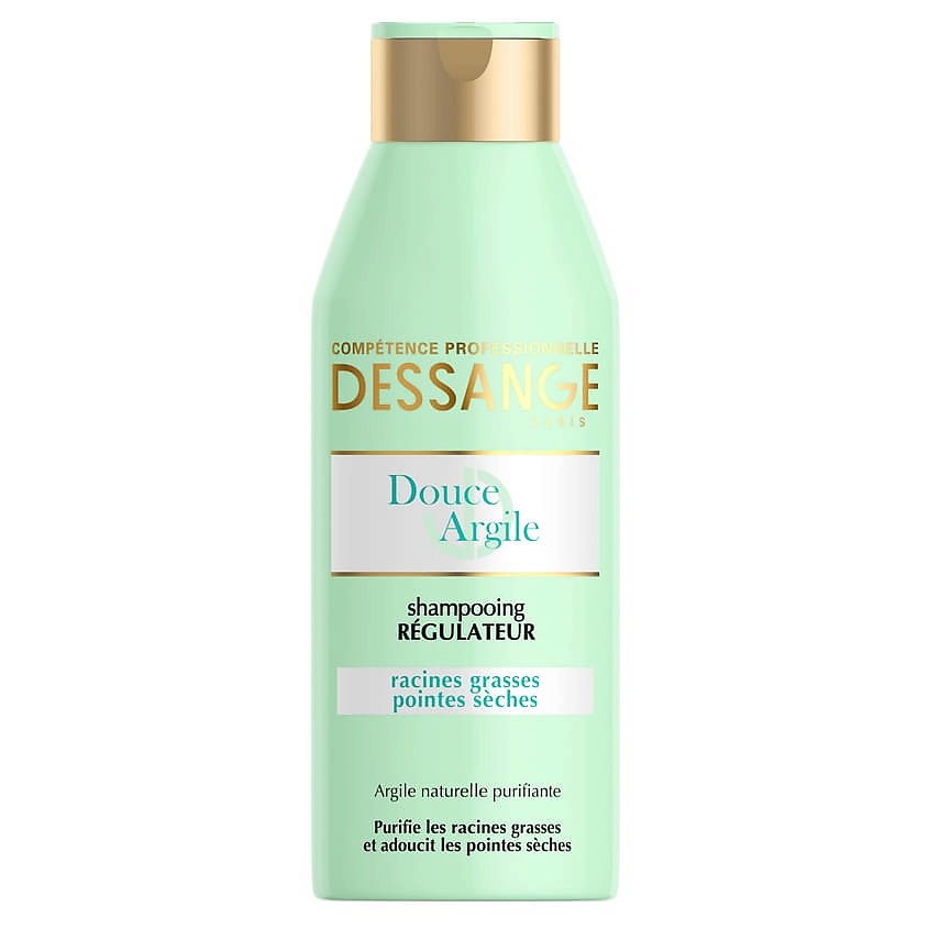 Изображение товара DESSANGE Шампунь Белая глина для жирных у корней и сухих на кончиках 250 мл