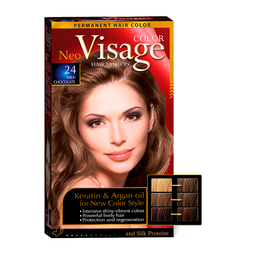 Изображение товара VISAGE COLOR HAIR FASHION Краска для волос тёмно-пепельно русый Dark Ash Blond 12