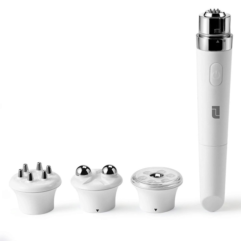 Изображение товара LIFETRONS Косметологический аппарат 4 в 1 LED массажер для кожи лица EM-300PS, Белый