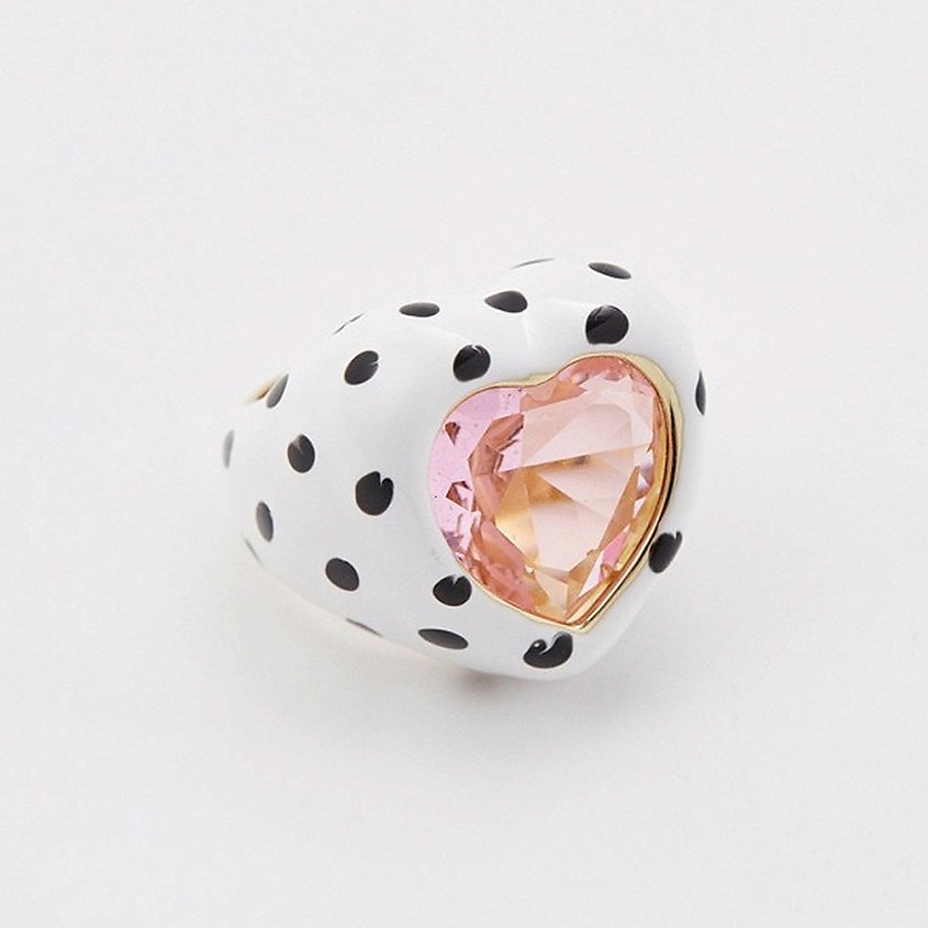 Изображение товара Кольцо COW от PABUR Женское белое 17 размер украшение бижутерный сплав