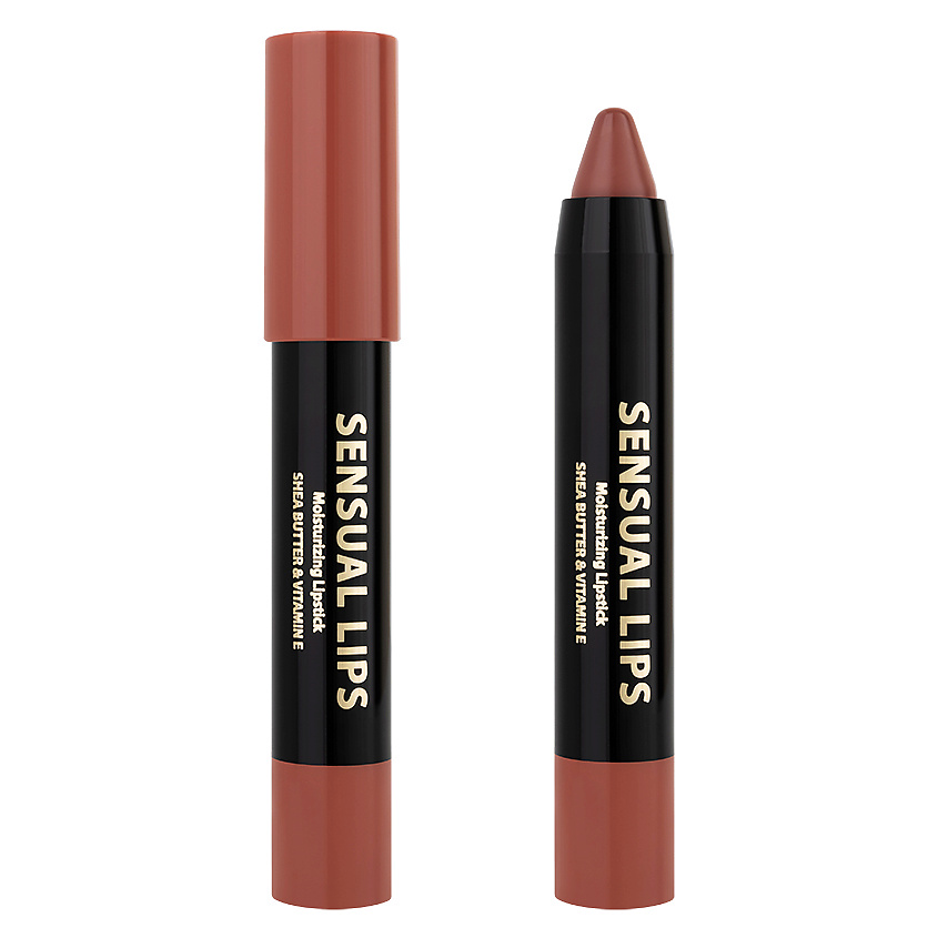 Изображение товара ЛЭТУАЛЬ Увлажняющая помада-стик для губ с маслом Ши и витамином E SENSUAL LIPS, № 103, 3.5 г