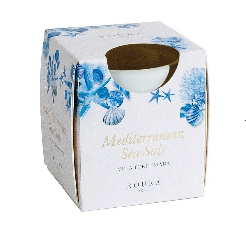 Изображение товара CERAS ROURA Свеча ароматизированная в керамическом стакане Средиземное море, 0.00044625 шт