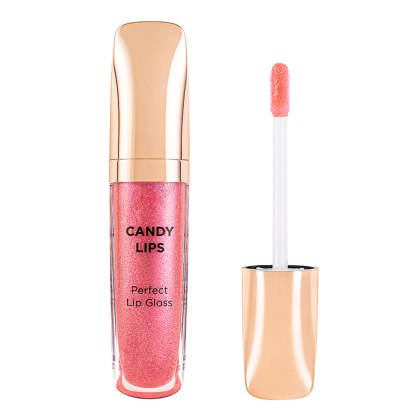 Изображение товара Блеск для губ CANDY LIPS № 207 5.6 мл увлажнение и эффект конфетного блеска