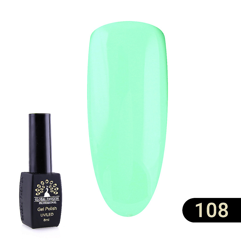 Изображение товара Гель-лак BLACK ELITE 001 Зеленый 8 мл - профессиональное покрытие для ногтей