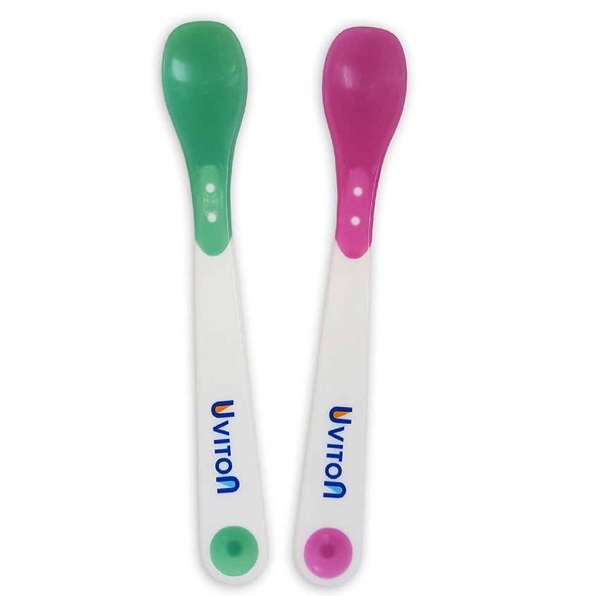Изображение товара UVITON Набор термо ложки для введения прикорма (2шт.), цвет: Синий