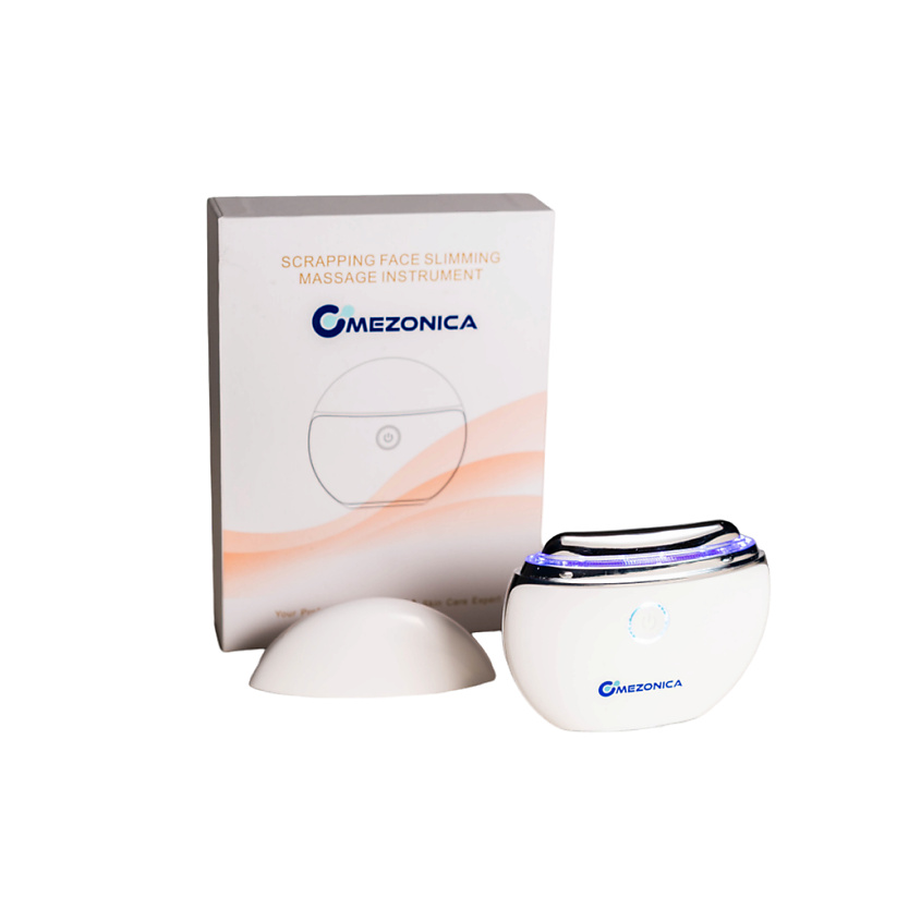 Изображение товара MEZONICA Микротоковый светодиодный массажер с подогревом и фототерапией для лица, 1 шт