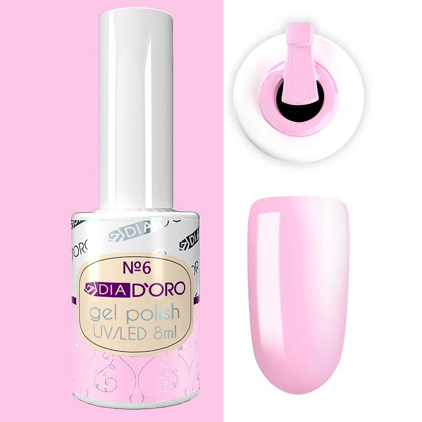 Изображение товара DIA D`ORO Гель-лак Classics Professional NEON, цвет: Бледно-розовый