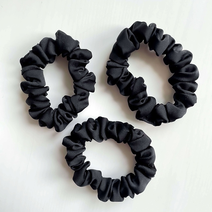 Изображение товара Набор из 3 искусственных шелковых резинок 8 HORAS of silk для волос