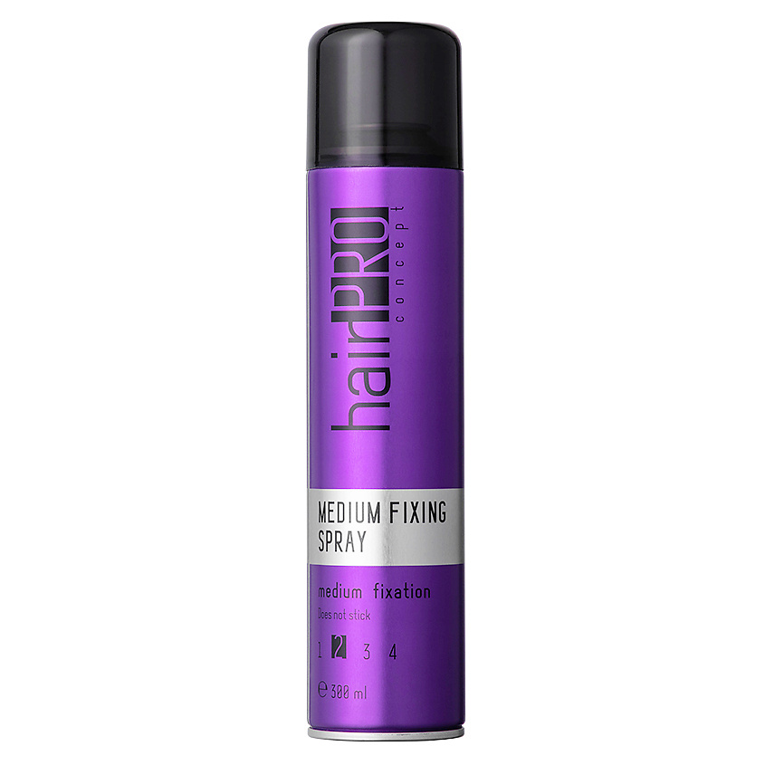 Изображение товара HAIR PRO CONCEPT Лак для волос Средней фиксации Medium Fixing Spray, 300 мл