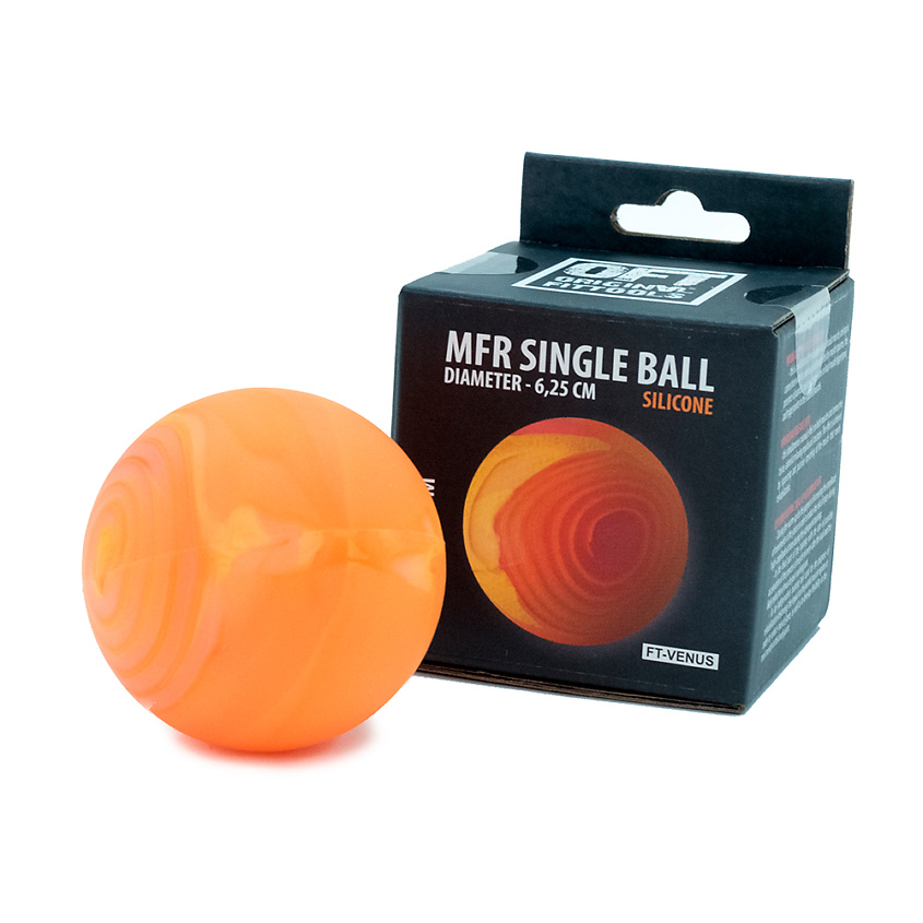 Изображение товара ORIGINAL FITTOOLS Мяч массажный 6,25 см для МФР, фитнеса и йоги, 1 шт.