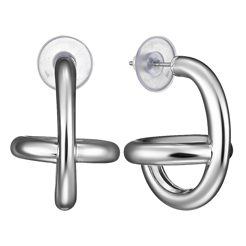 Изображение товара UVI JEWELLERY Серебристые серьги Геометрия, Серебряный