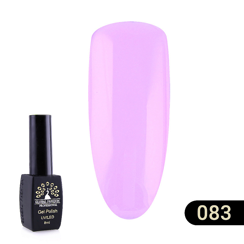 Изображение товара Гель-лак Black Elite 001 сиреневый 8 мл профессиональное покрытие для ногтей