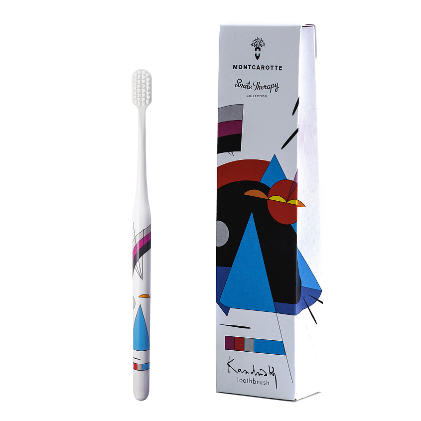 Изображение товара Зубная щетка MONTCAROTTE Кандинский Абстракция мягкая для взрослых
