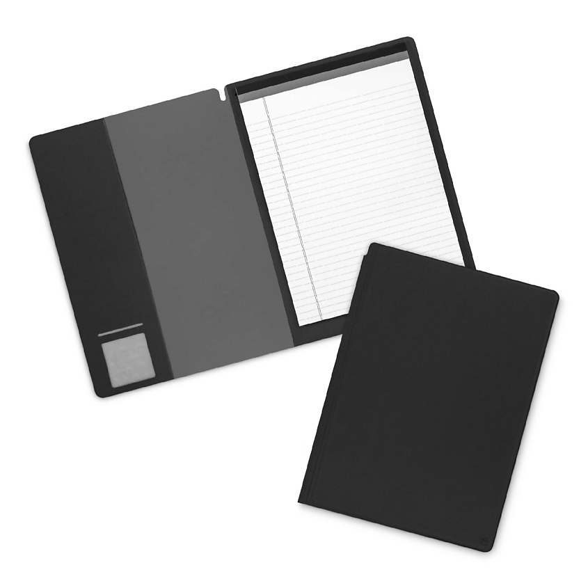 Изображение товара FLEXPOCKET Блокнот формата А4 с обложкой из экокожи и листами в линейку, цвет: Черный